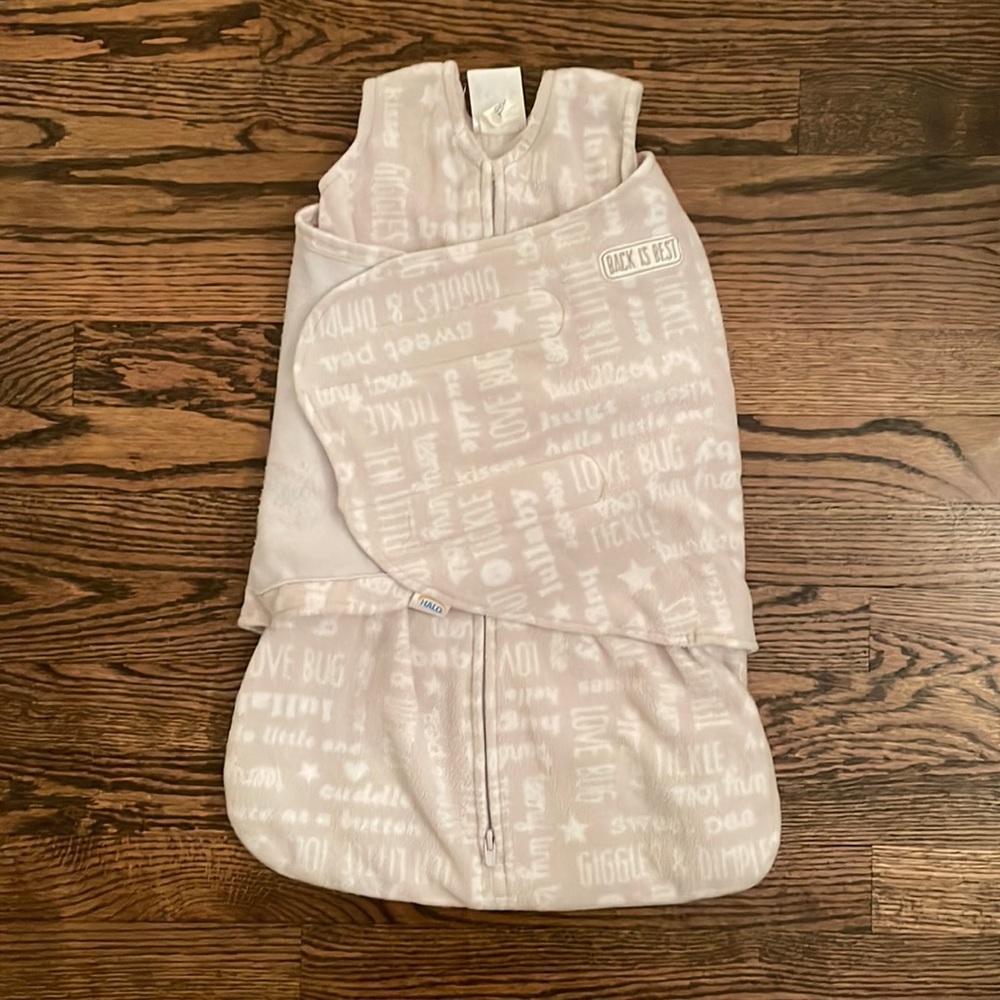 Fleece Halo Swaddle - newborn